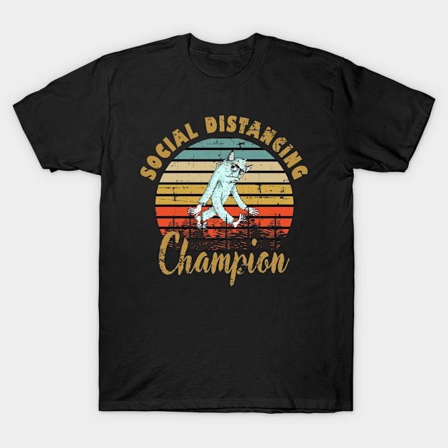 Social Distancing Champion T-Shirt by RW